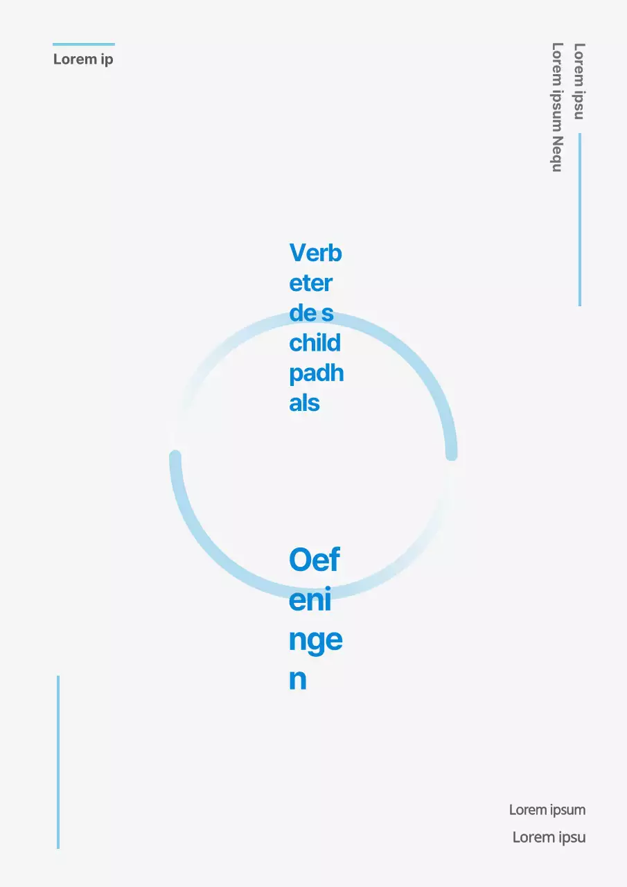 Blauw-wit universitair cursuswerk omslag