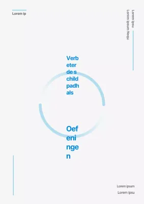 Blauw-wit universitair cursuswerk omslag