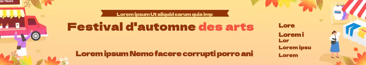 Festival des arts d'automne_Garo Banner