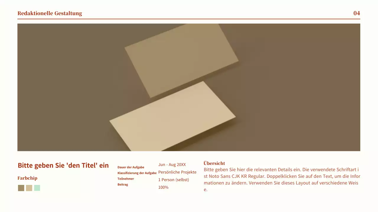 Rot gefärbte kreisförmige Punktdesign-Mappe