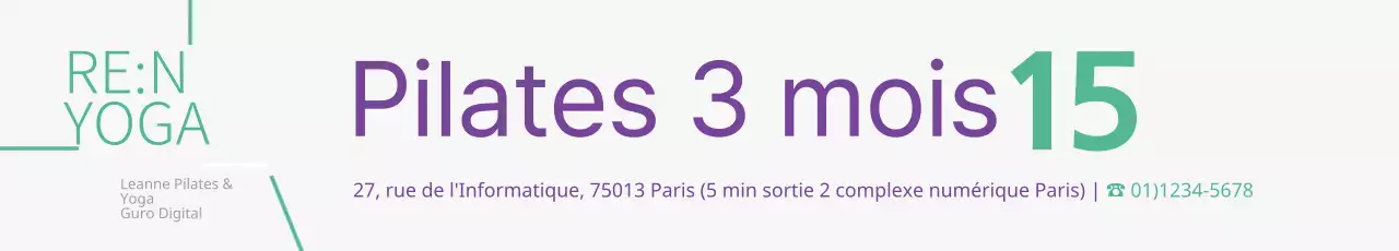 3 mois d'arrêt du Pilates