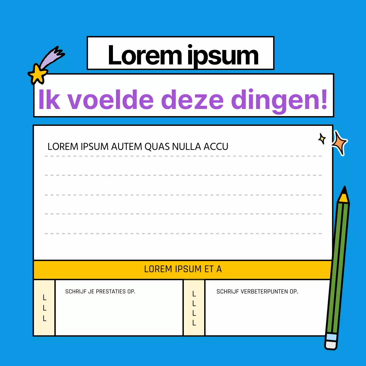 Leuke Club Persoonlijke OpdrachtkaartNieuws Ontwerp