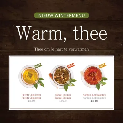 Winter warme dranken