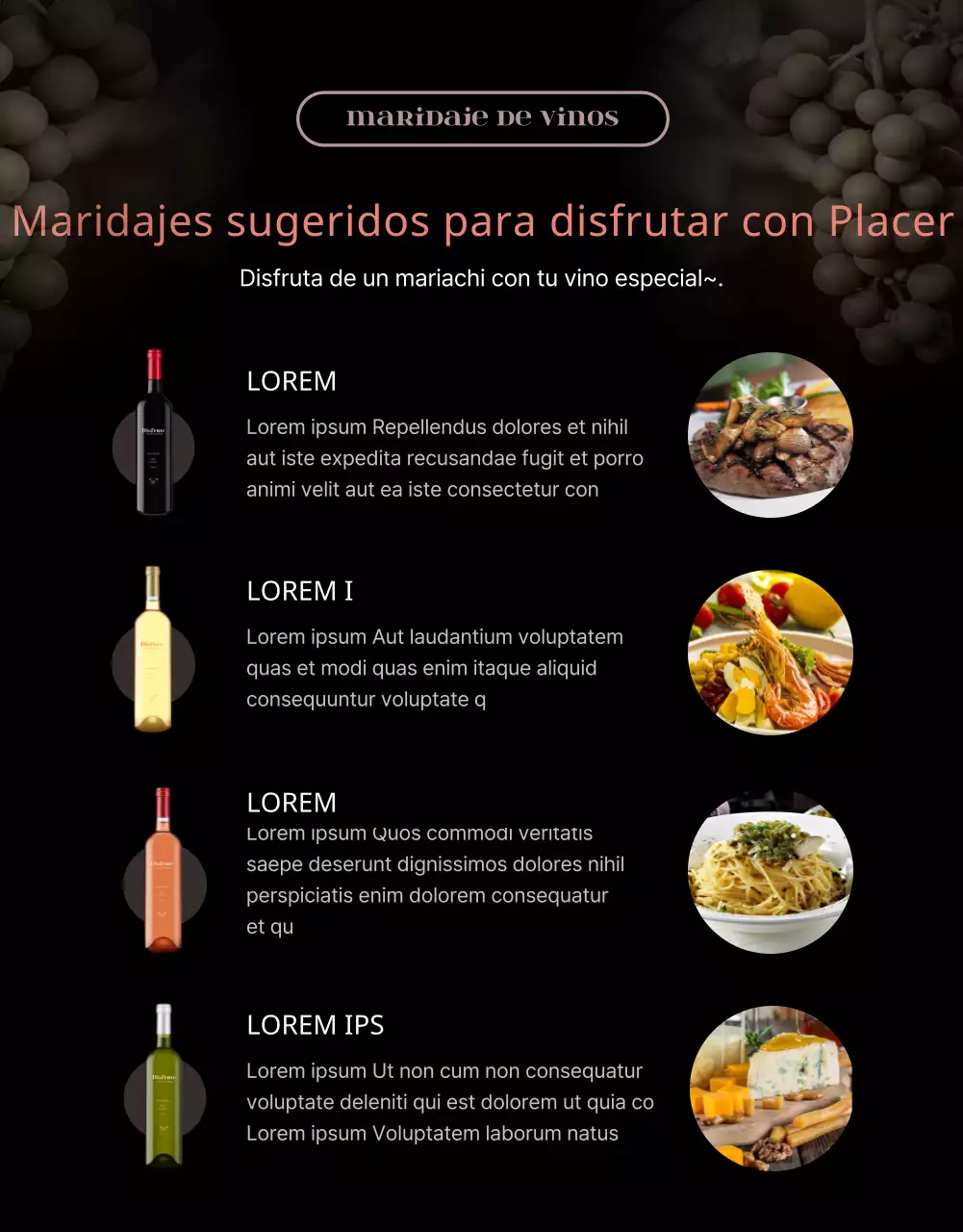 Detalles del evento de vino sin alcohol de Blacktone