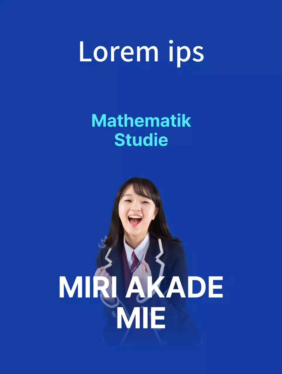 Einfaches Schulbanner in Lila und Blau