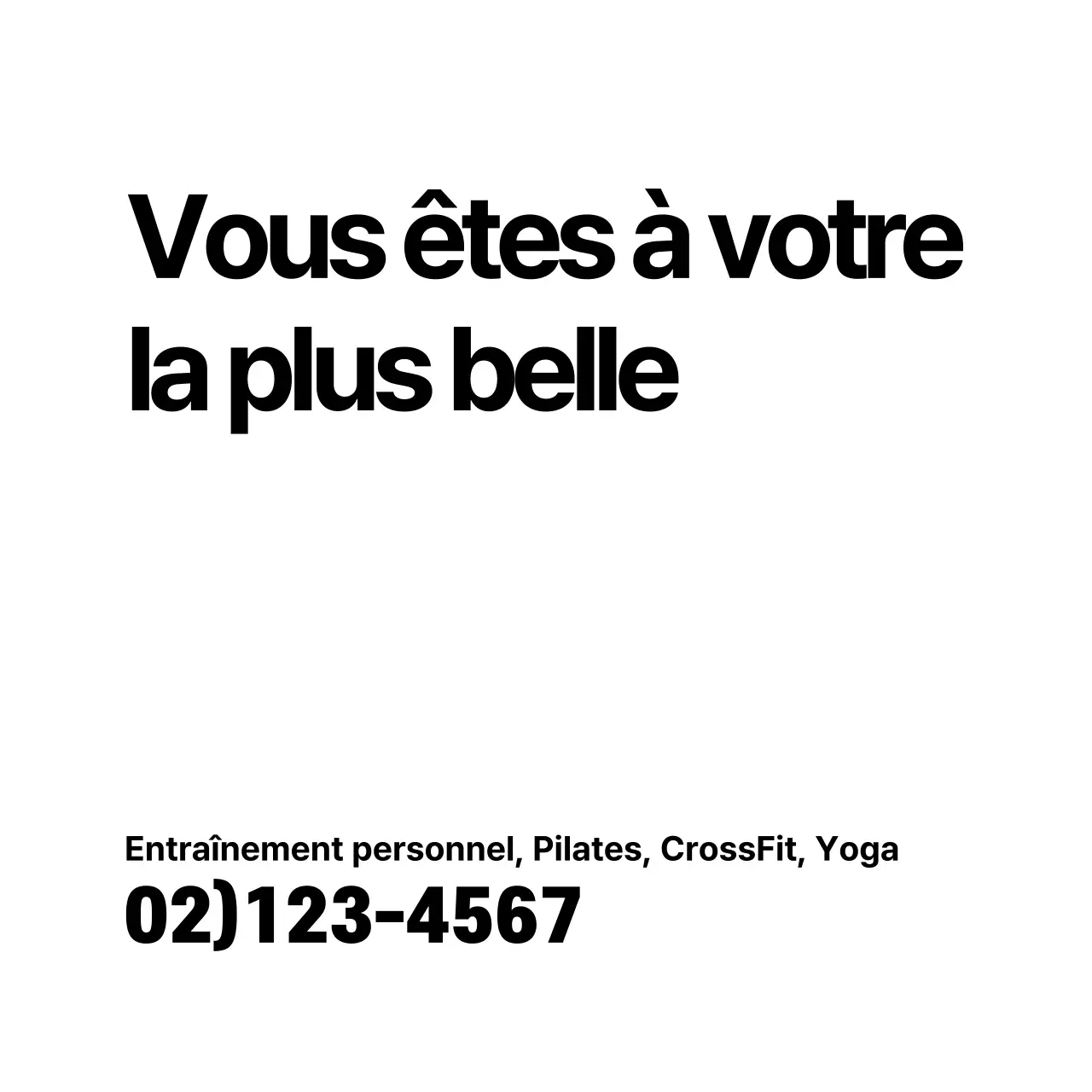 La plus belle bannière carrée