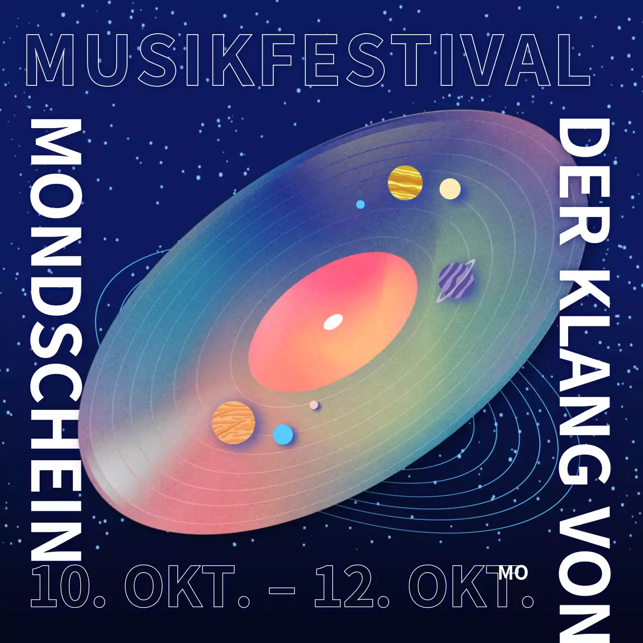 Marineblaues Albumcover