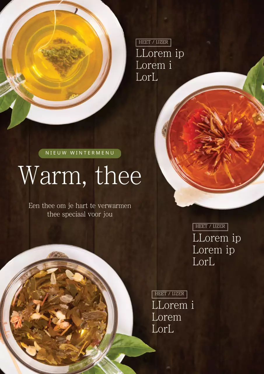 Winter warme dranken