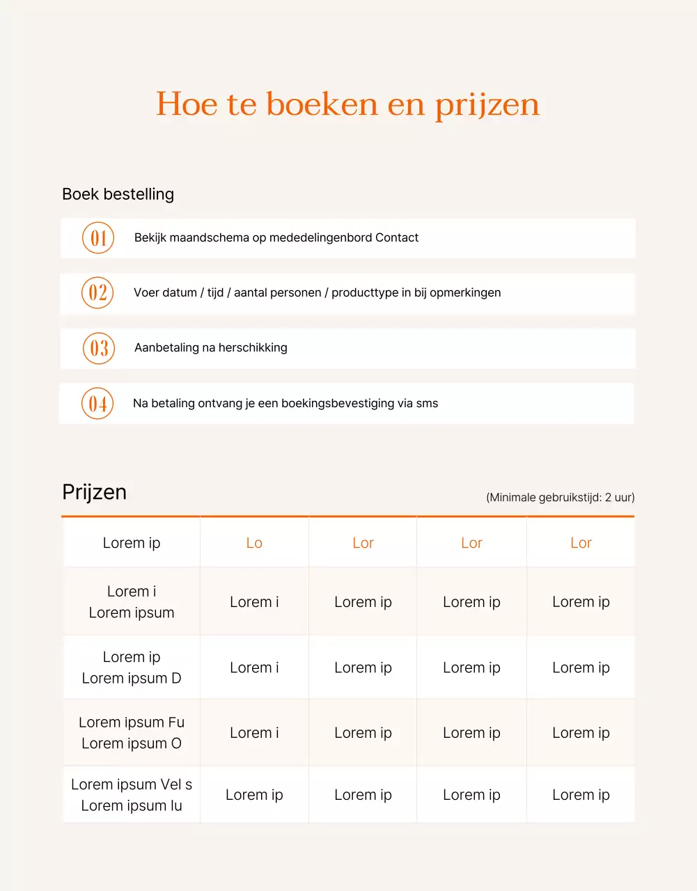 Een gids voor een schone, beige en oranje selfiestudio