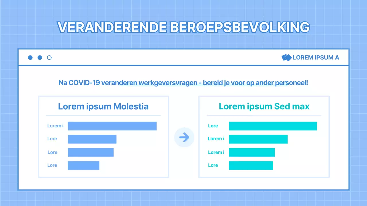 Lichtblauwe job mentoring presentatie
