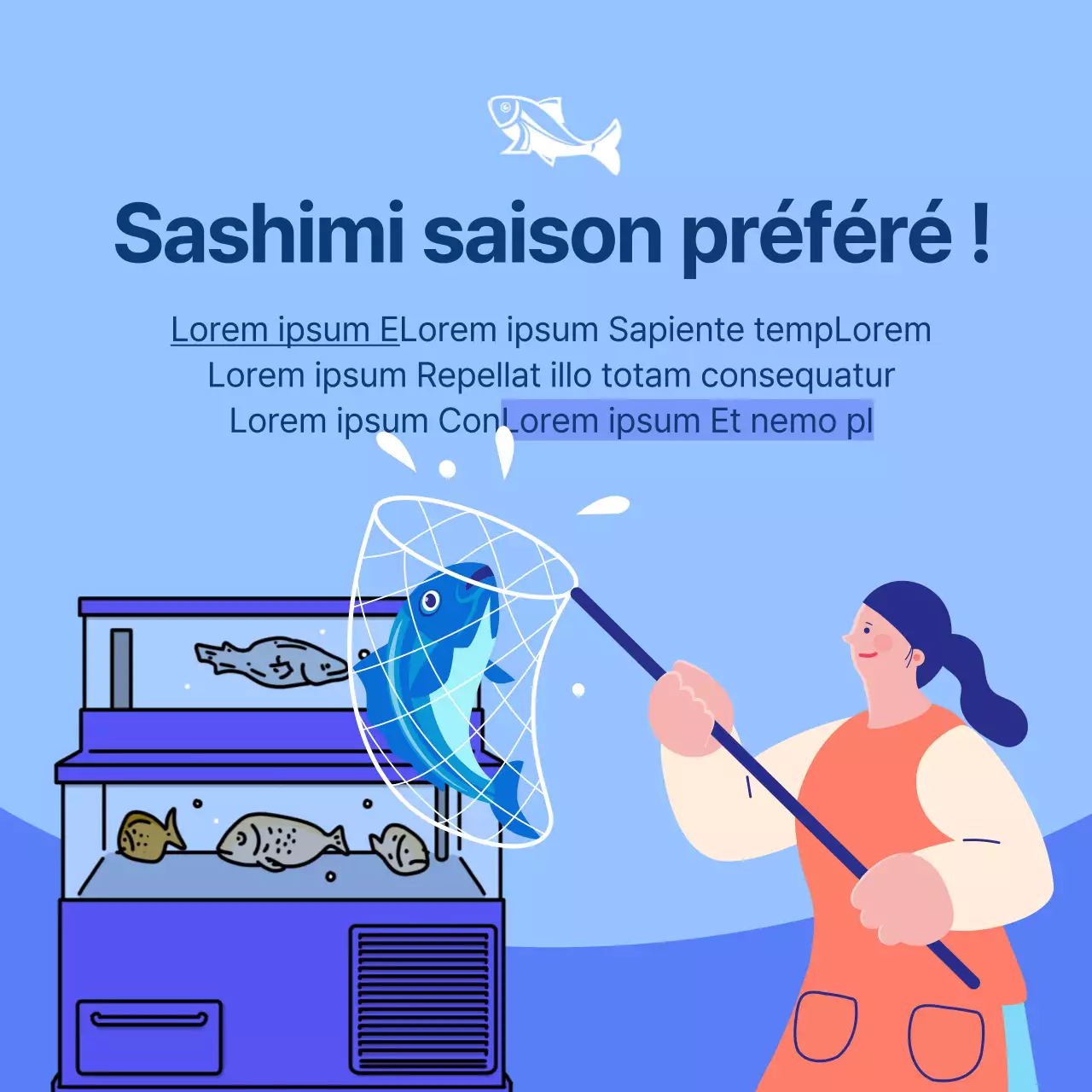Un guide pour manger des sashimis de saison bleus et simples