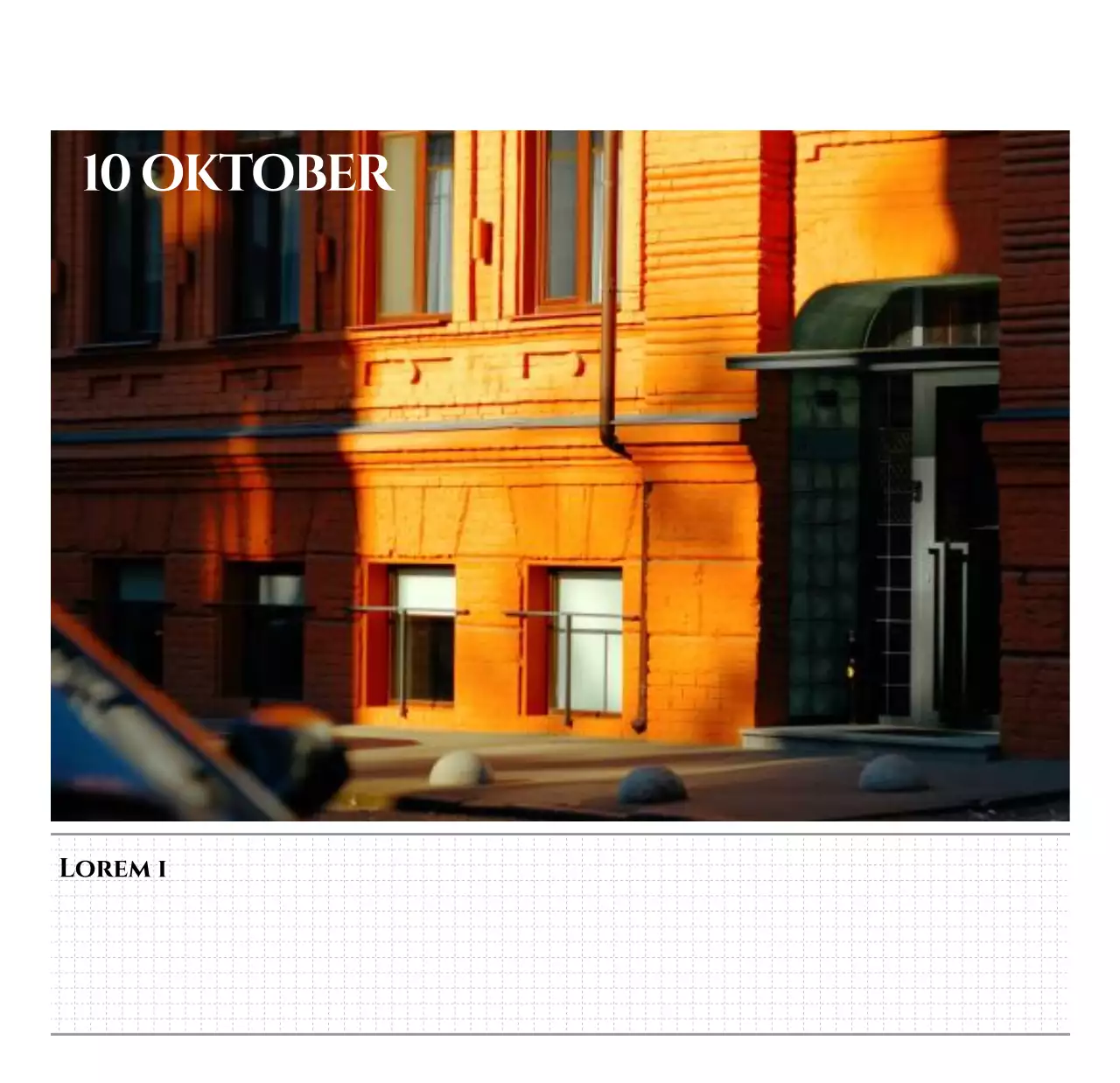 Eenvoudige stijl muurkalender met zwart-wit emotionele reisfotografie concept