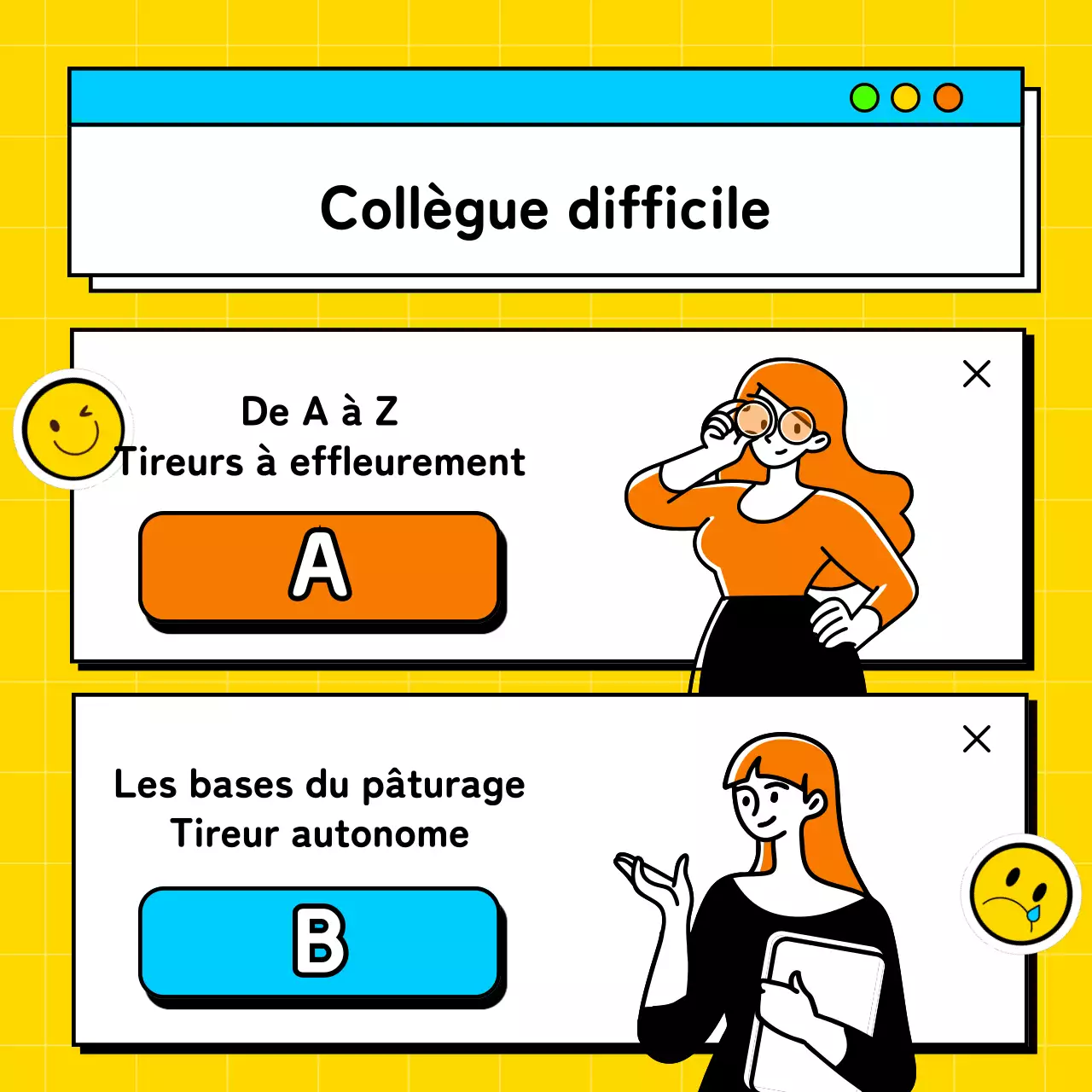 Un jeu d'équilibre sur le lieu de travail avec des touches de jaune et de bleu clair posté par
