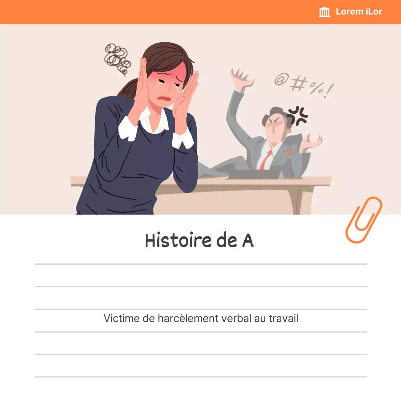 Carte de conseils juridiques en beige orange News