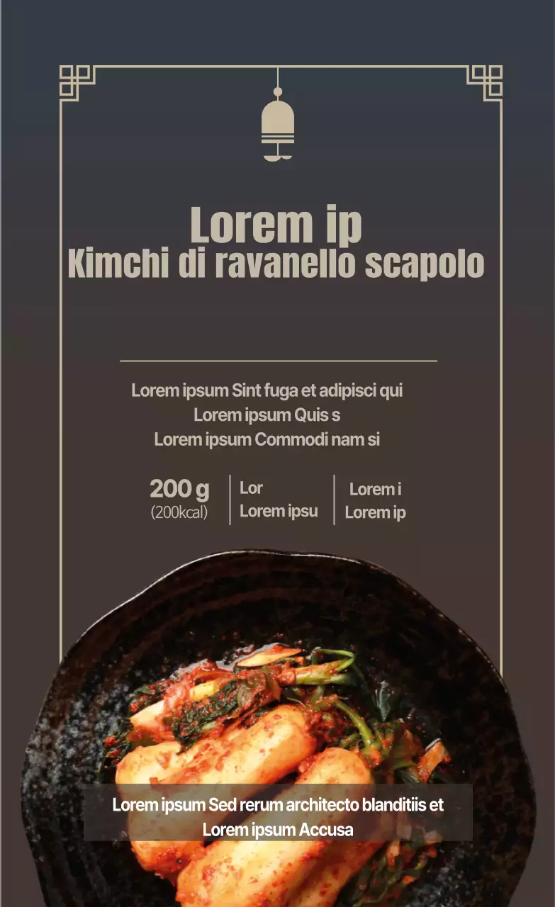 Fatti alimentari sul kimchi di ravanello scapolo