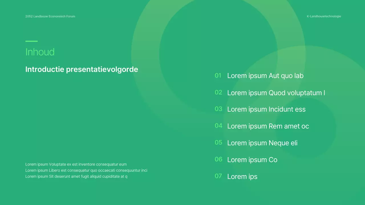 Groen en eenvoudig: seminarpresentaties over landbouw en ondernemerschap