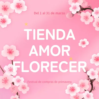 Simpáticas ilustraciones con un tema rosa Ofertas de primavera