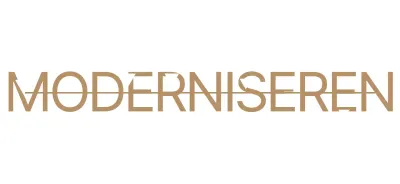 Een stijlvol, eenvoudig ontwerp met tekstaccenten in wit en goud