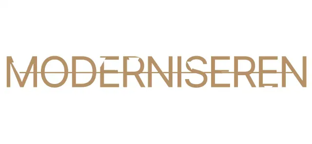 Een stijlvol, eenvoudig ontwerp met tekstaccenten in wit en goud