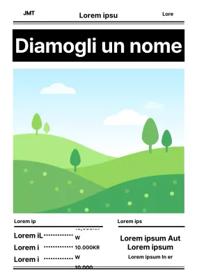 Semplice menu a lavagna