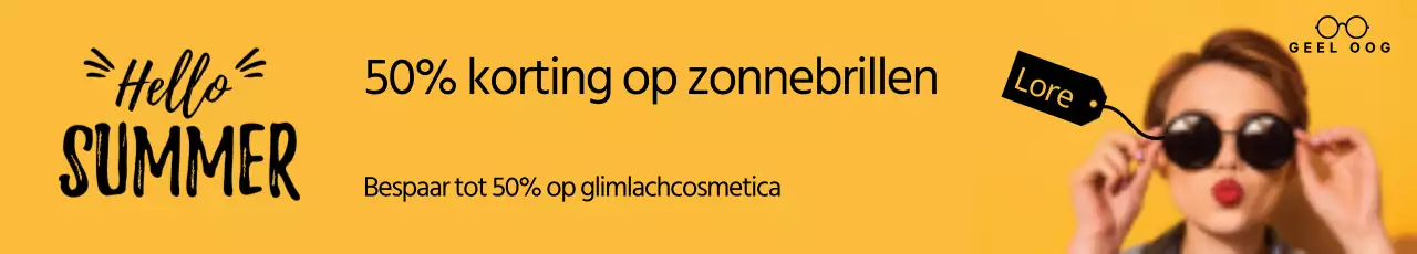 Korting op zonnebrillen