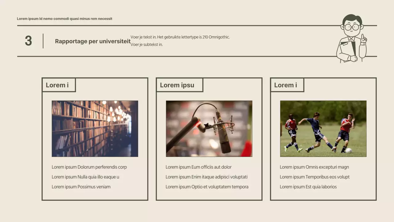 Een gewone studentenraadsvergadering in kaki en een nette look