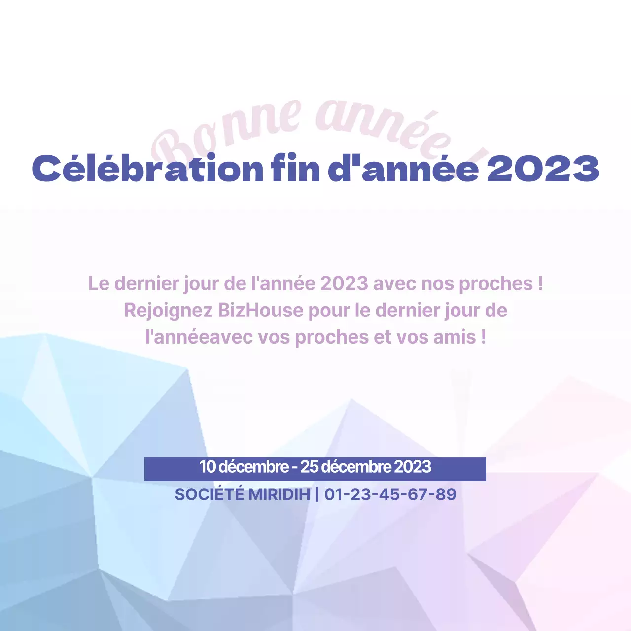 Événements de fin d'année