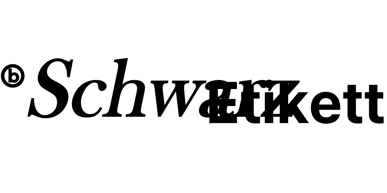 Einfacher, emotionaler Schriftkombination-Logo-Stil in Schwarz