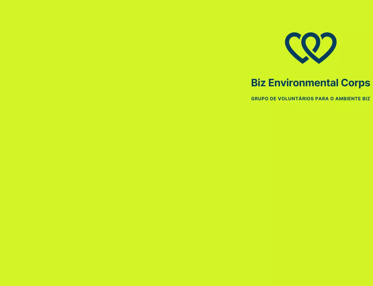 Símbolo de voluntário limpo estilo logótipo em verde claro e azul marinho para organizações de campanhas ambientais globais
