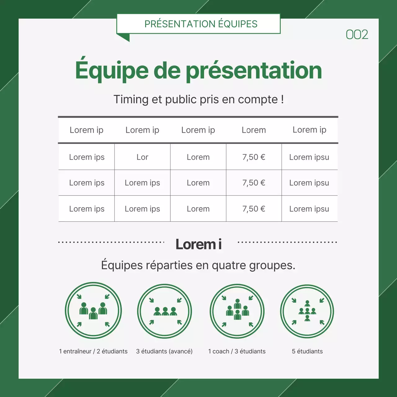 Promouvoir l'exercice physique en donnant l'impression d'un terrain de jeu verdoyant.