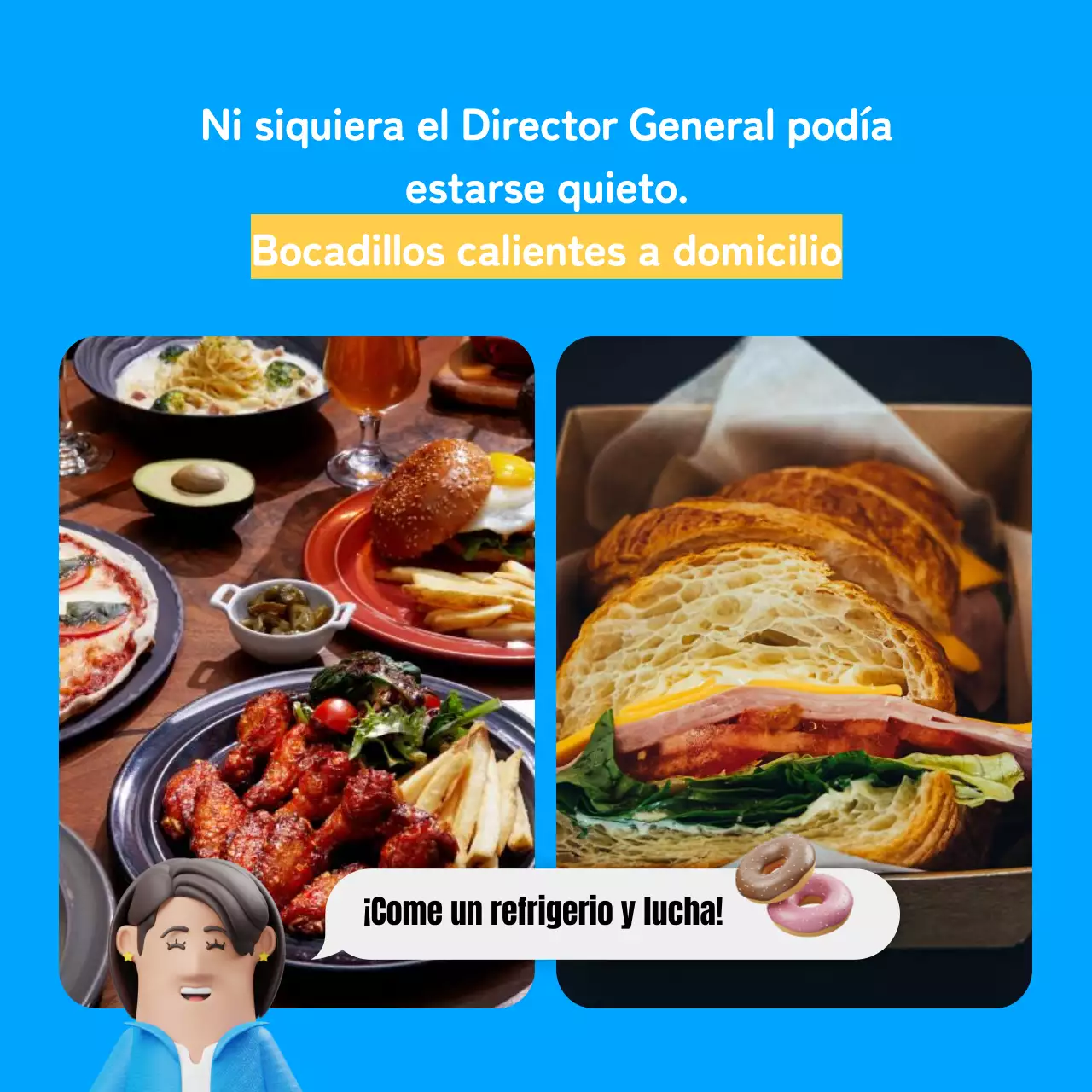 Anunciamos los resultados de un concurso interno para un bonito concepto azul y amarillo