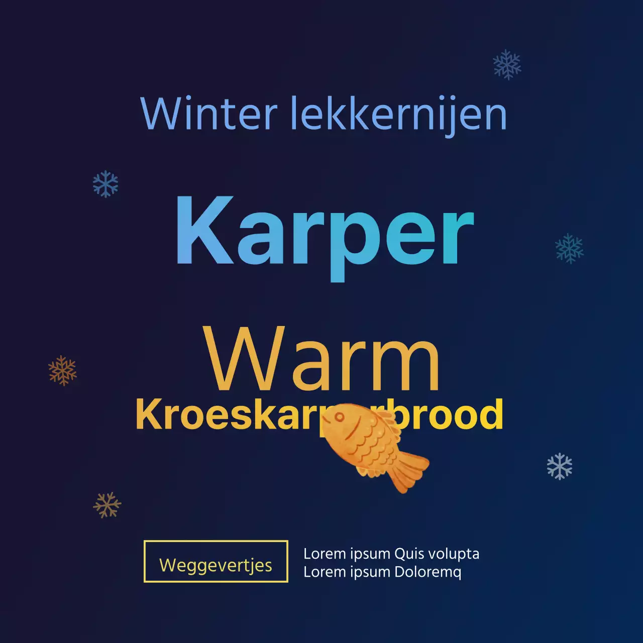 Winter traktaties giveaway