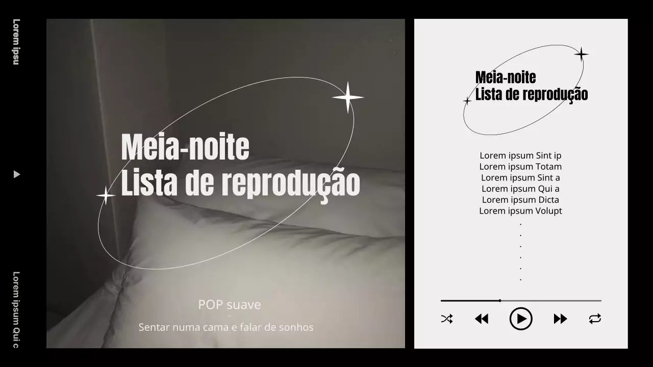 Miniatura do YouTube da lista de reprodução de inspiração vintage a preto e branco e bege