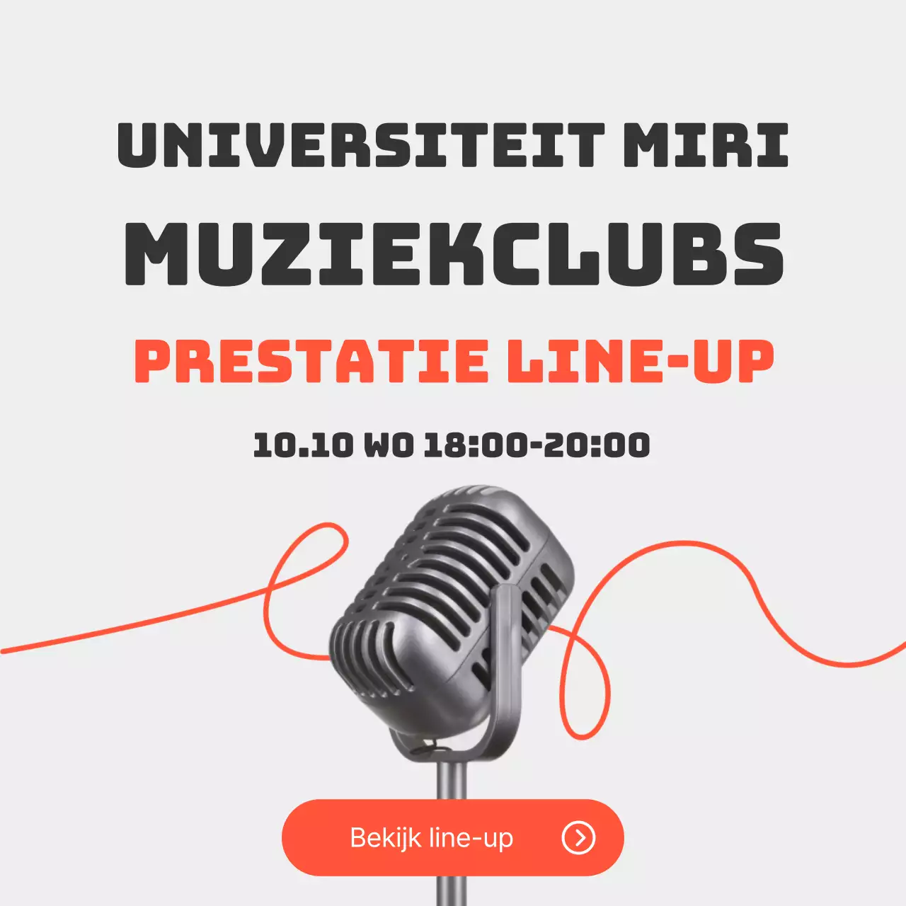 Rood clubfestival met optredens