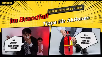 Was ist bei einem gelb-schwarzen Feuer zu tun?