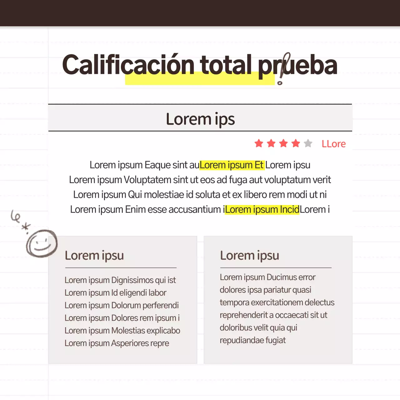 Un simple amarillo y negro interior grado análisis formación escuela reclutamiento promoción