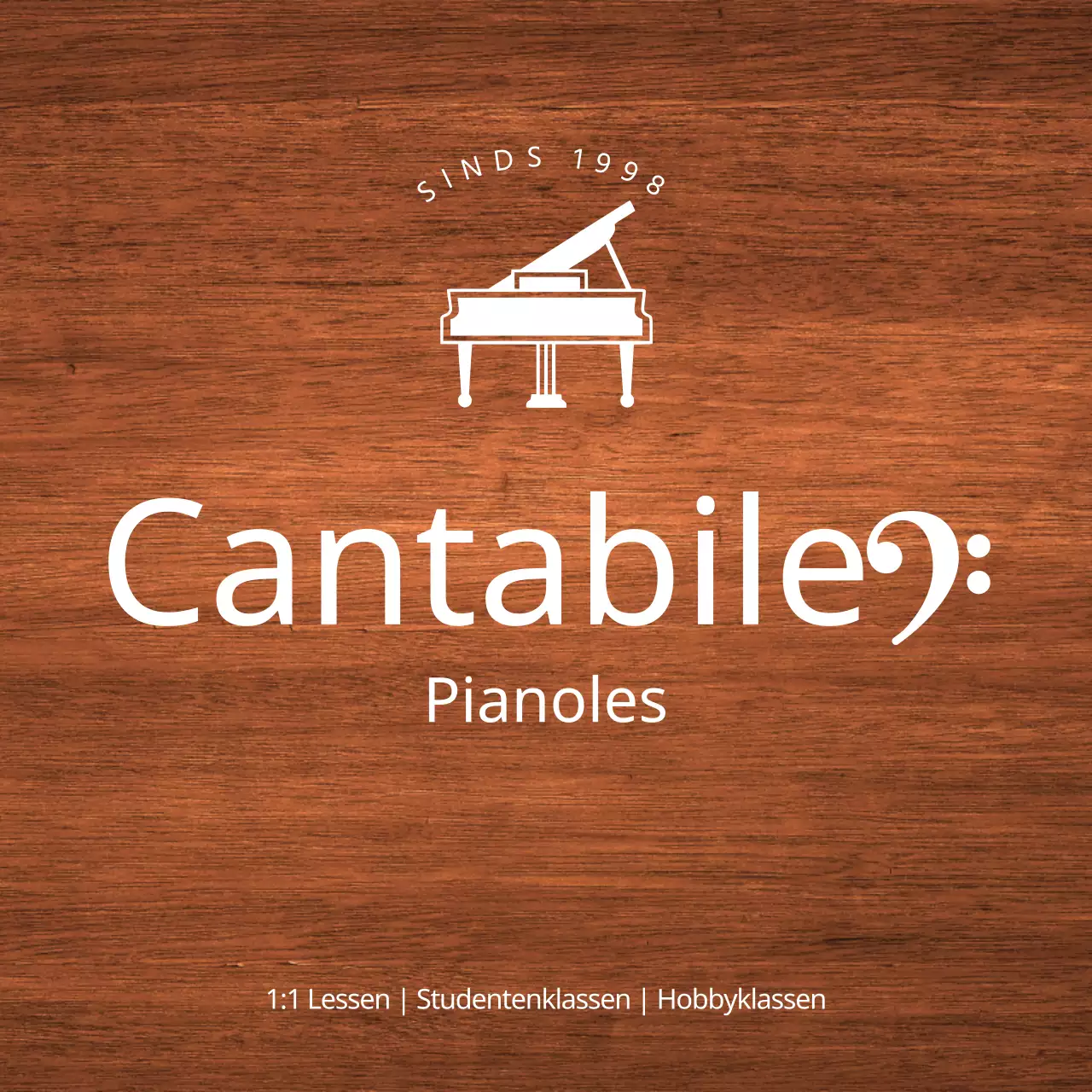 Eenvoudig piano-instrument schoolontwerp met wit pianopictogram