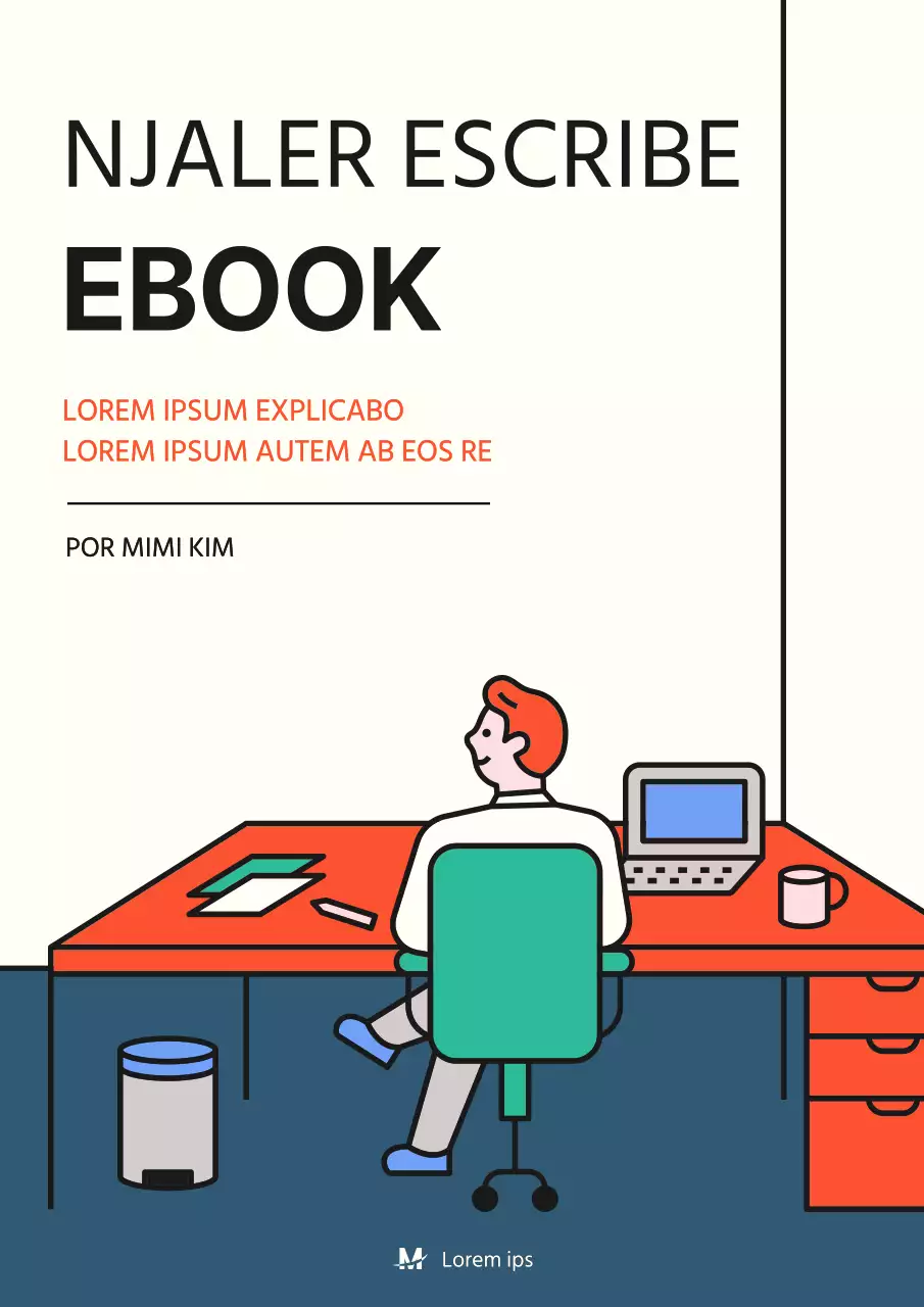 NJobber eBook side hustle con un sencillo fondo beige