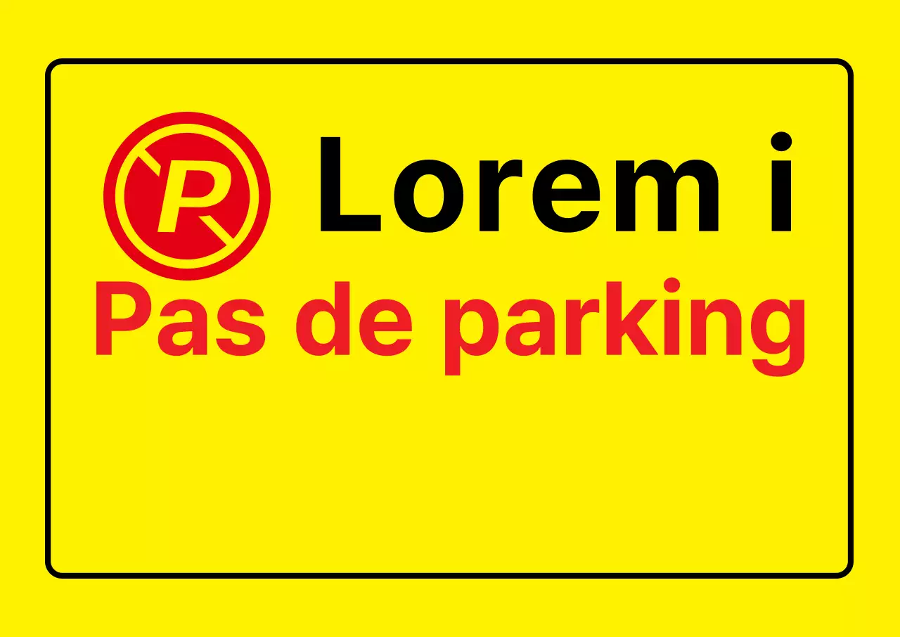 Pas de parking extérieur pour les véhicules