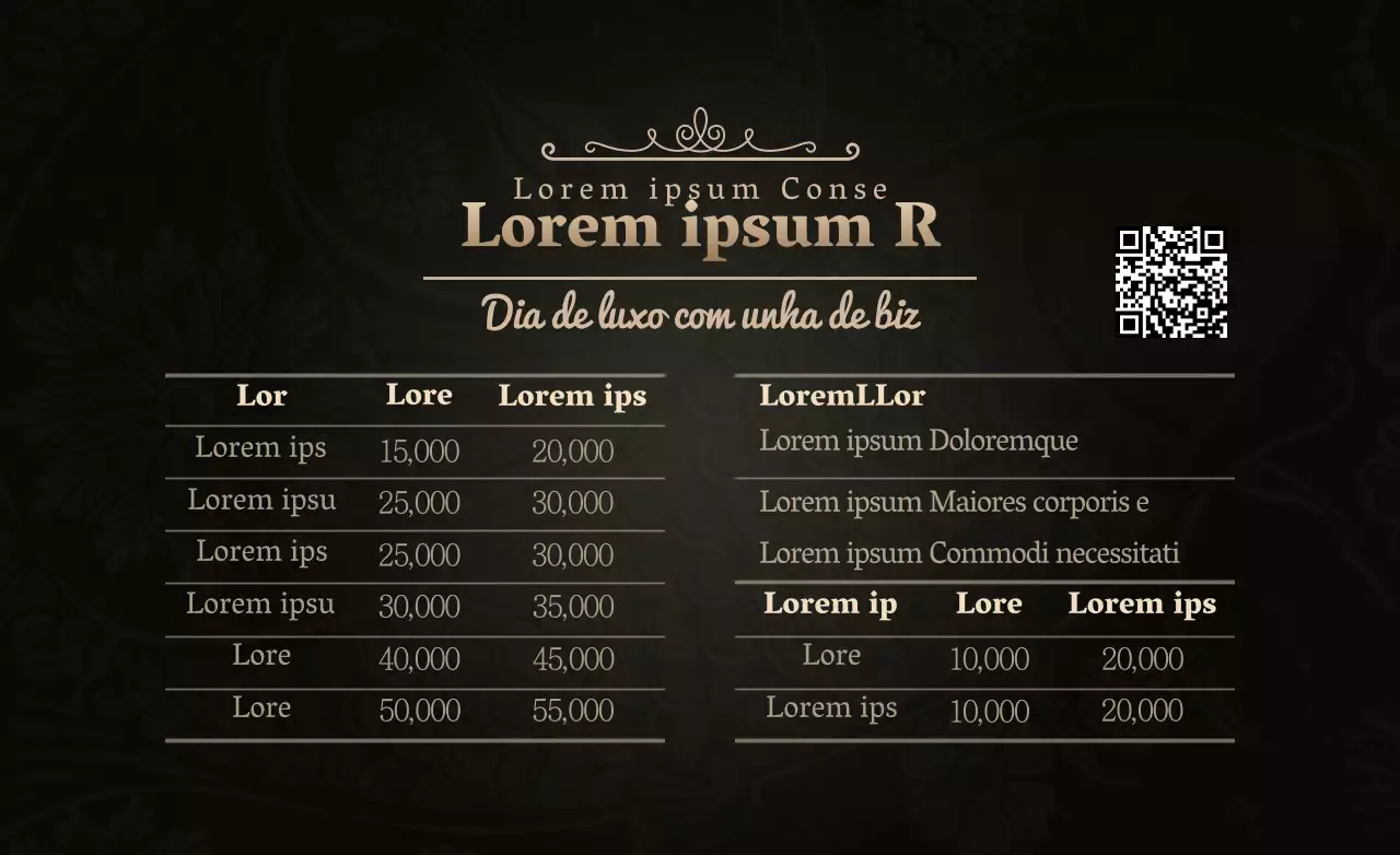 Concebido para promover os luxuosos pacotes quentes dos salões de unhas