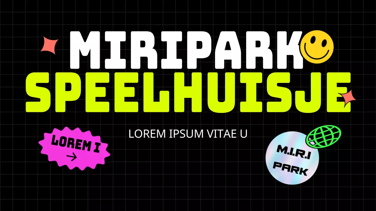 Kitscherig geïllustreerde stickers en vette lettertypes in zwart en neonkleuren geven een ritmisch gevoel aan de gigs en verhuurgidsen.