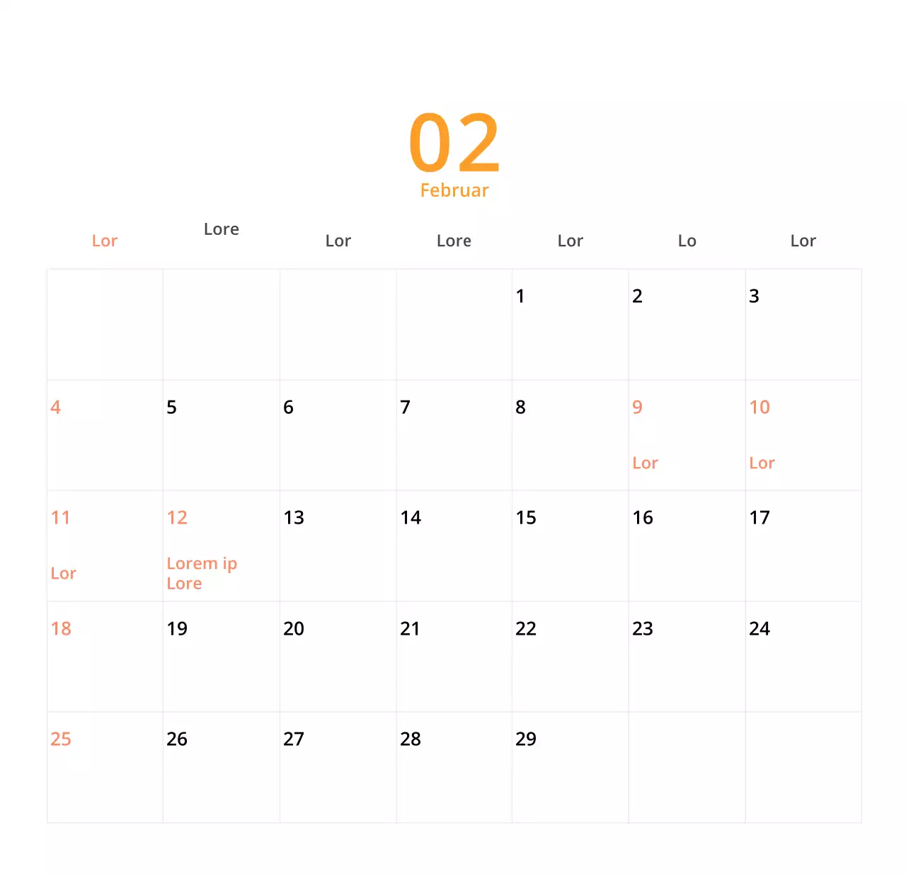 Niedlich illustrierter grüner Tischkalender mit Familienthemen