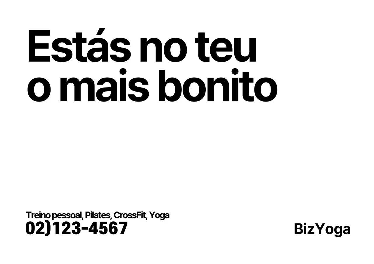 Melhor cartaz de garagem