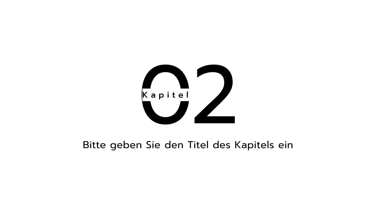 Schwarz-Weiß-Präsentationen