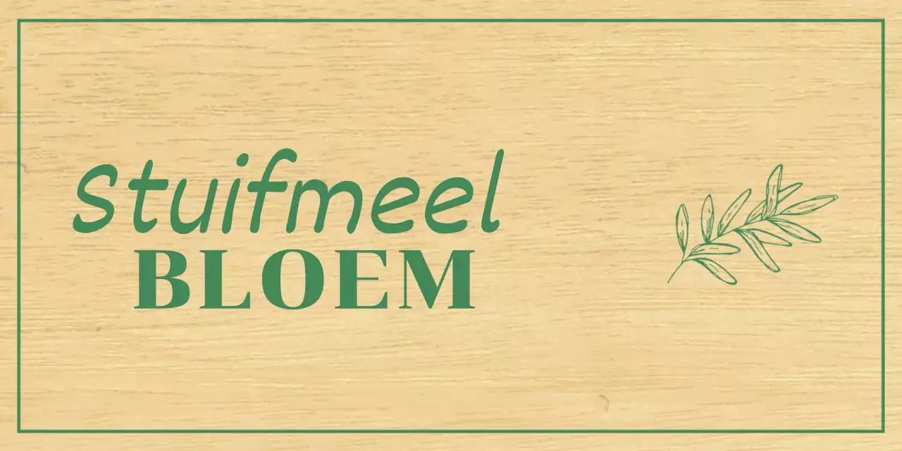 Bloemenwinkel ontwerp met groene, handgeschetste botanische illustraties