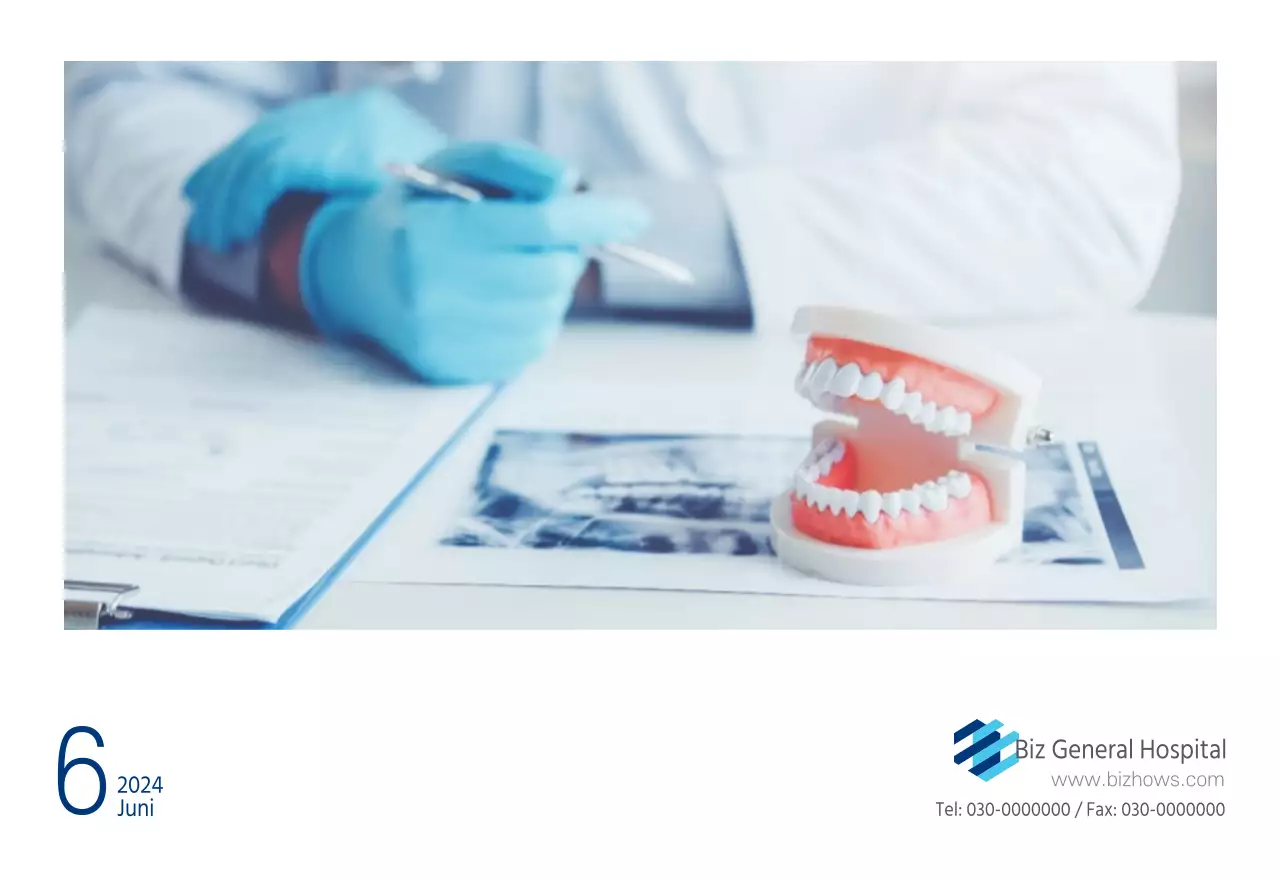 Navy Weiß Einfaches Krankenhaus