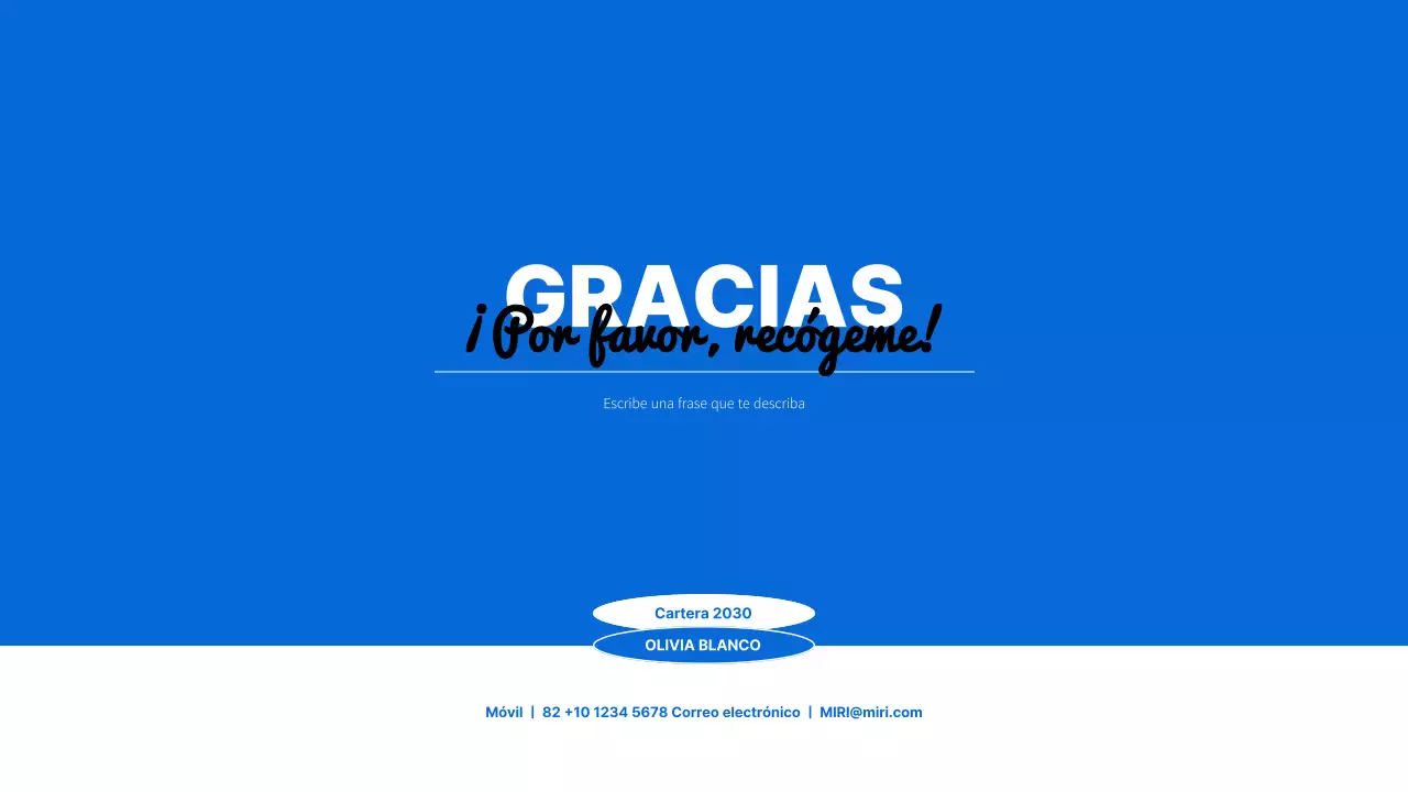 Una cartera azul y organizada