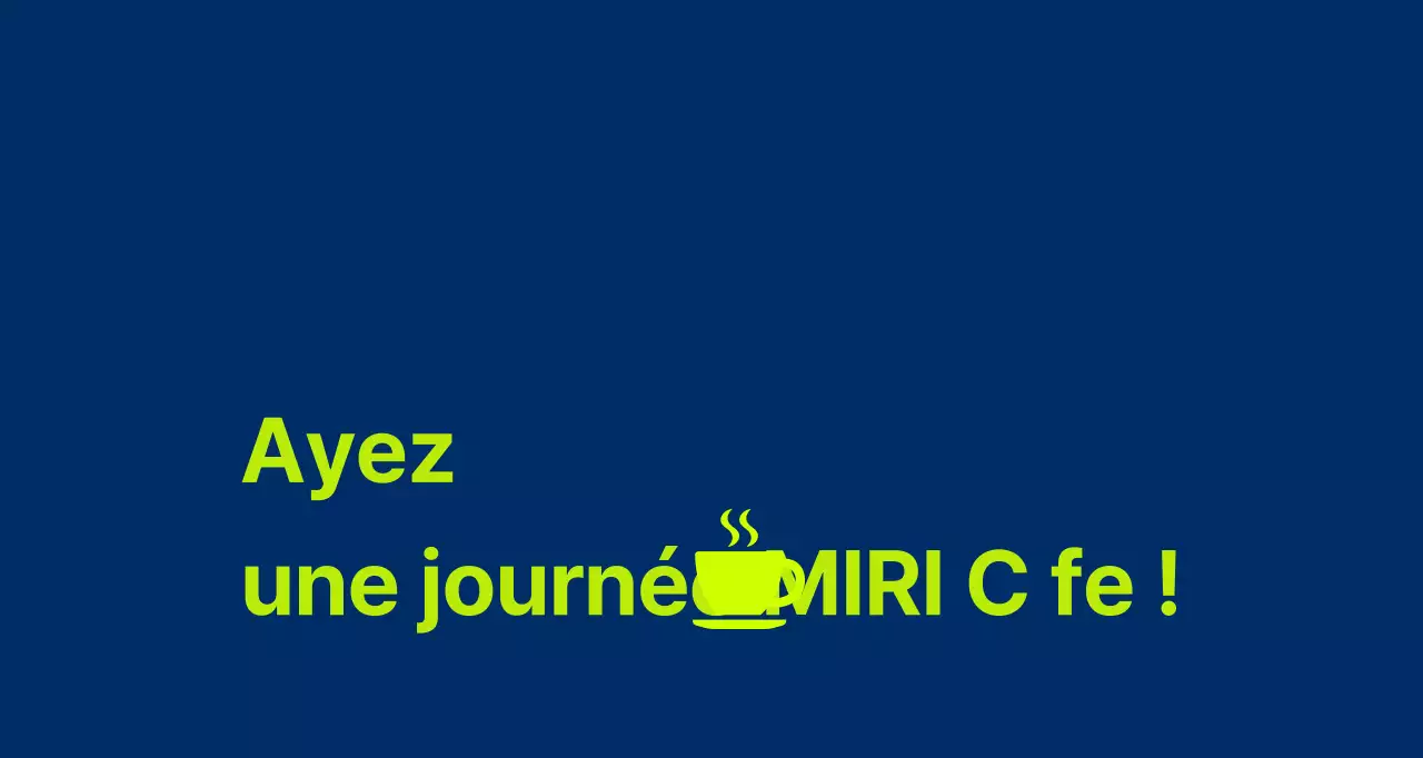 Café Ballette sur fond bleu marine