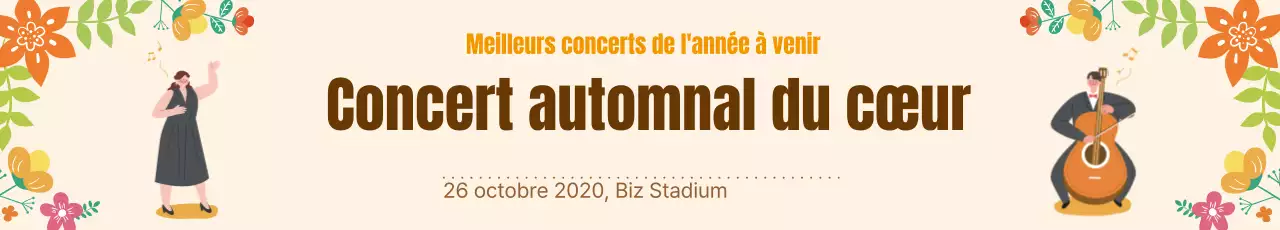 Bannière d'automne Concert_Garo