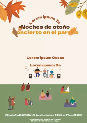 Concierto del Parque de Otoño_Seroposter